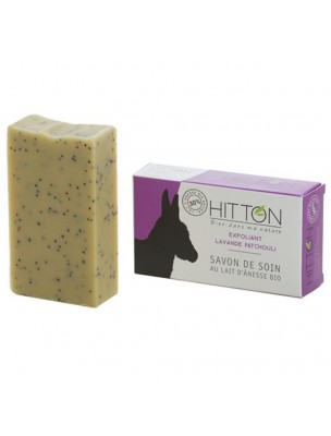 Image de Savon au Lait d'ânesse Bio - Patchouli 100 grammes - Hitton depuis Commandez les produits Hitton à l'herboristerie Louis