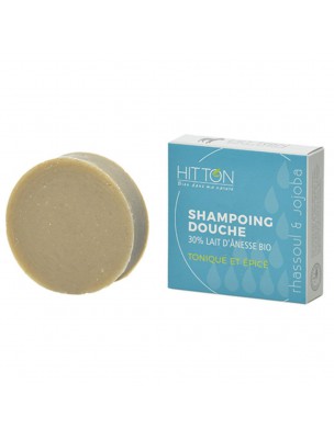 Image de Shampooing Douche au Lait d'ânesse Bio - Tonique et Epicé 100 grammes - Hitton depuis Résultats de recherche pour "Solid Shampoo f"