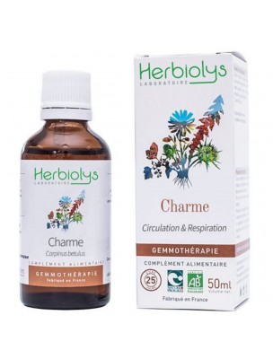 Image de Charme Macérât de bourgeon Bio - Respiration 50 ml - Herbiolys depuis Les plantes stimulent et apaisent les maux de tête