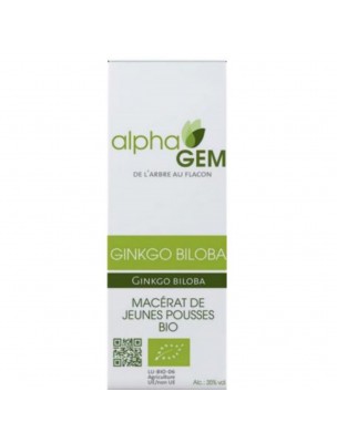 Image de Ginkgo Macérat de jeunes pousses Bio - Ginkgo biloba 50 ml - Alphagem depuis Résultats de recherche pour "alphagem-homme"