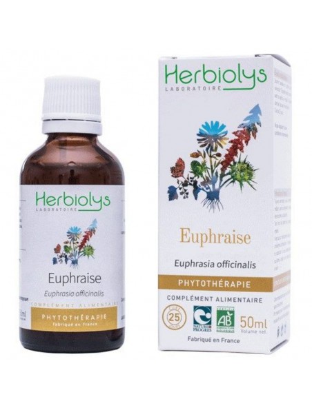 Image principale de Euphraise Bio - Vision Teinture-mère Euphrasia officinalis 50 ml - Herbiolys