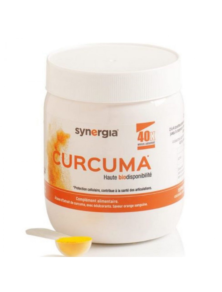 Curcuma haute disponibilité 40X - Articulations Pot de 200 g - Synergia Curcuma haute disponibilité 40X - Articulations Pot de 200 g - Synergia