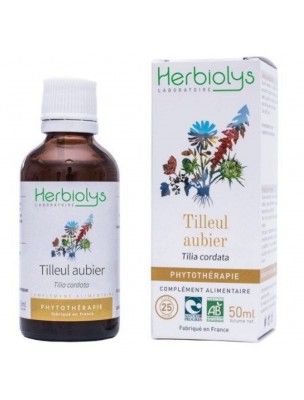 Image de Aubier de Tilleul Bio - Dépuratif Teinture-mère Tilia cordata 50 ml - Herbiolys via Radis noir Bio - Digestion 120 gélules - Purasana