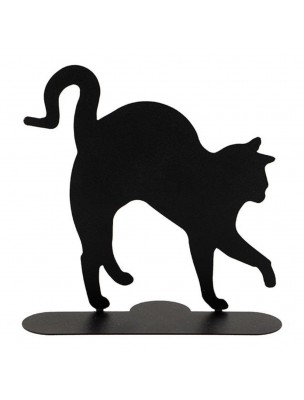 Image de Black cat - Incense holder - Les Encens du Monde depuis Incense holder for resins, cones and sticks