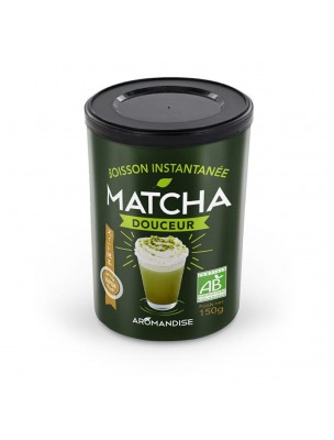 Image de Organic Matcha Sweetness - Instant drink 150 g - Aromandise depuis Matcha japonais en poudre et en feuilles