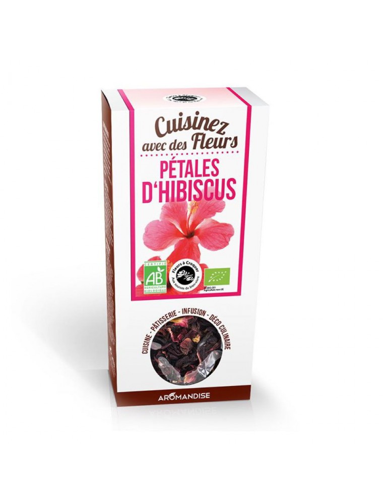 Pétales d'Hibiscus Bio à croquer - Aromandise