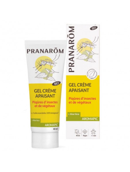 Image principale de Gel Crème Apaisant Aromapic Bio - Piqûres d'insectes et végétaux 40 ml - Pranarôm