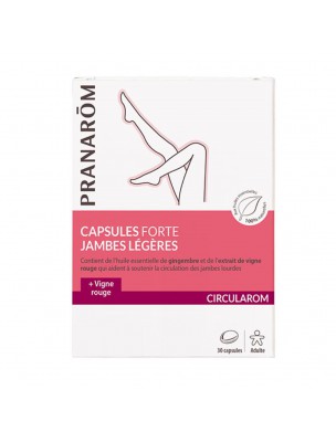 Image de Circularom Capsules - Light Legs 30 capsules - Pranarôm depuis Synergies of circulatory essential oils