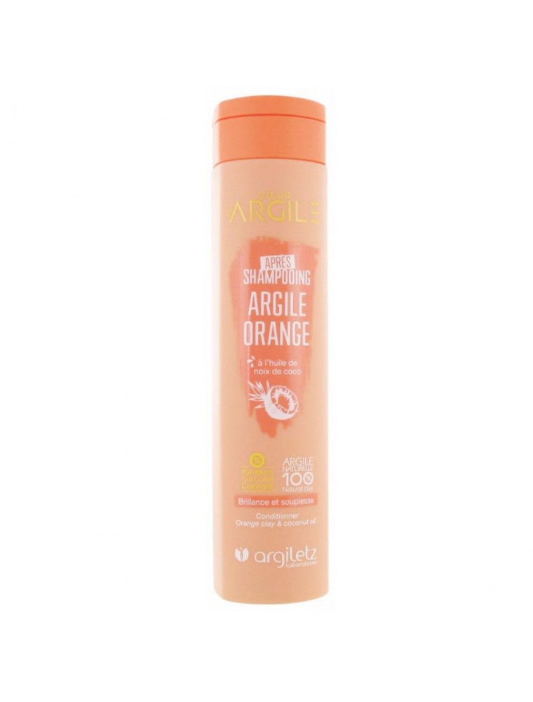 Image principale de la modale pour Après-Shampooing à l'argile orange - Souplesse et Brillance 200ml - Argiletz