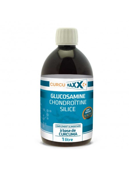 Chondroïtine, Glucosamine et Silice - Articulations 1 Litre - Curcumaxx