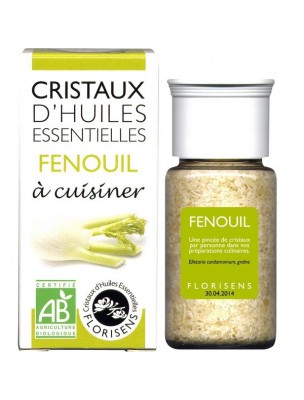 Image de Fenouil - Cristaux d'huiles essentielles - 10g via Huile essentielle de Géranium Bourbon - 10g