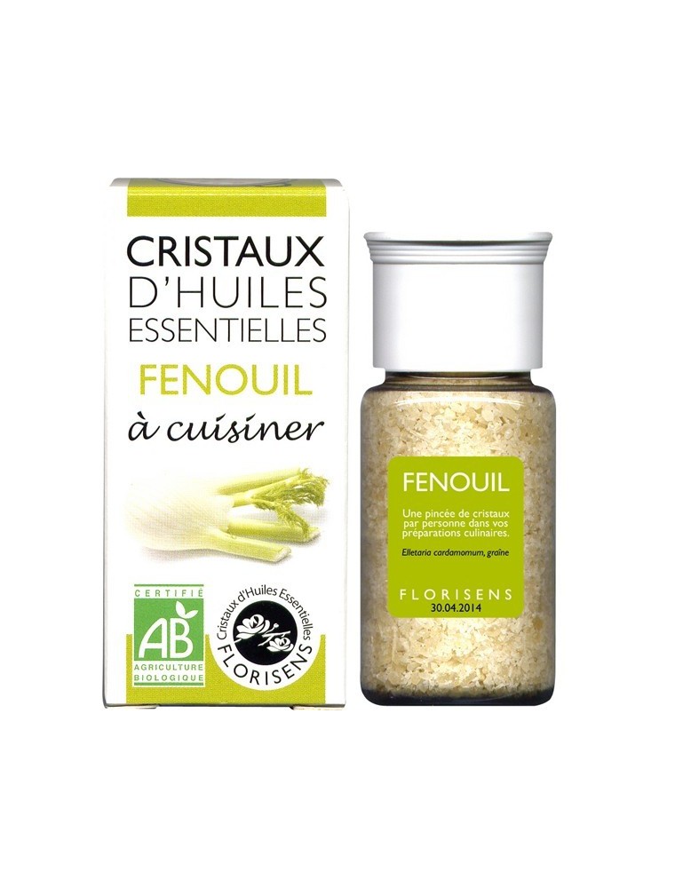 Image principale de la modale pour Fenouil - Cristaux d'huiles essentielles - 10g