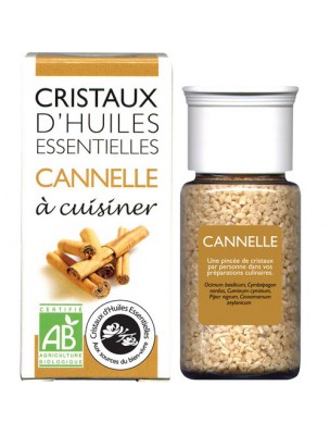 Image de Cannelle - Cristaux d'huiles essentielles - 10g via Acheter Coffret "La cuisine aux cristaux d'huiles essentielles" - Livre