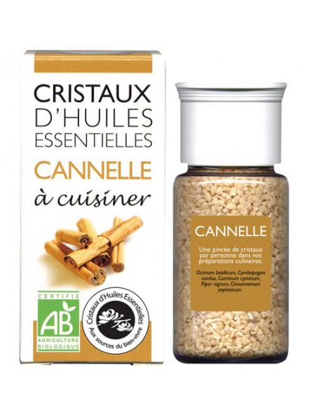 Achetez Cannelle - Cristaux d'huiles essentielles - 10g à l'herboristerie Louis Image principale de Cannelle - Cristaux d'huiles essentielles - 10g
