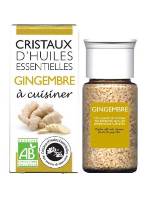 Image de Gingembre - Cristaux d'huiles essentielles - 10g via Huile essentielle de Géranium Bourbon - 10g