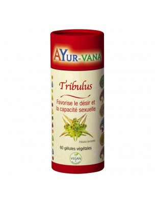 Image de Tribulus - Sexualité 60 gélules - Ayur-Vana depuis Hot Shot Sex Booster XPower - Aphrodisiaque 3 unidoses 20 ml LaboPhyto