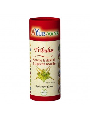 Image de Tribulus - Sexuality 60 capsules - Ayur-Vana via Buy Delay Gel XPower - Retarding Gel 60 ml