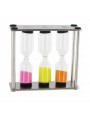 Image de Sabliers pour thé - 1, 3 et 5 minutes Inox - Agatha's Bester via Acheter Boite à thé New Little Geisha Rose pour 100 g de