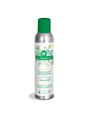 Image de Phytaromasol Cannelle, Thym, Girofle et Menthe - Spray assainissant 250 ml - Dietaroma via Menthe verte Bio - Perles d'huiles essentielles - Pranarôm