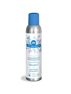 Image de Phytaromasol Lavande Romarin - Spray assainissant 250 ml - Dietaroma via Savon Noir Lavandin Bio 250ml - Rampal Latour