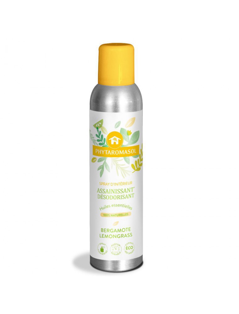 Image principale de la modale pour Phytaromasol Bergamote Lemongrass - Spray assainissant 250 ml - Dietaroma
