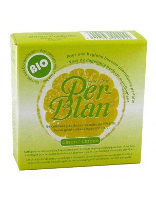 Image de Dentifrice en poudre Citron - 30 grammes - Per-Blan depuis Commandez les produits Per Blan à l'herboristerie Louis