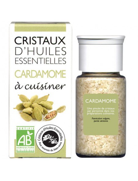 Image principale de Cardamome - Cristaux d'huiles essentielles - 10g