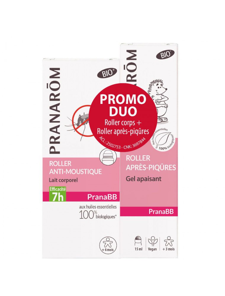 Pranabb Roller Anti-Moustiques Bio et Pranabb Roller après-piqûres Bio - Anti-moustiques - Pranarôm Pranabb Roller Anti-Moustiques Bio et Pranabb Roller après-piqûres Bio - Anti-moustiques - Pranarôm