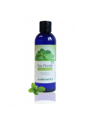 Image de Menthe poivrée Bio - Hydrolat (eau florale) 200 ml - Abiessence depuis Commandez les produits Abiessence à l'herboristerie Louis