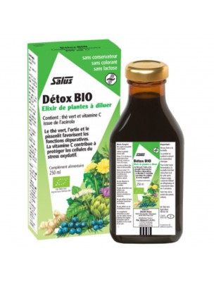 Image de Détox Bio - Elimination 250 ml - Salus via Chlorelle Bio - Superaliment 100g - Biosavor