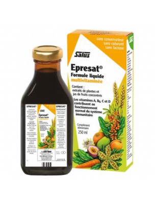 Image de Epresat - Vitalité et Immunité 250 ml - Salus via Vitamine C 500 mg - Framboise Cranberry - Solgar