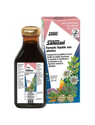 Image de Salusan - Détente et Sommeil 250 ml - Salus via Acheter Rhodiola - Stress et Fatigue 60 gélules végétales -