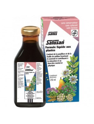 Image de Salusan - Détente et Sommeil 250 ml - Salus via Rhodiola - Solgar : Solution anti-stress et fatigue