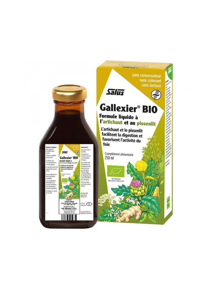 Image principale de la modale pour Gallexier Bio - Apéritif et digestif 250 ml – Salus