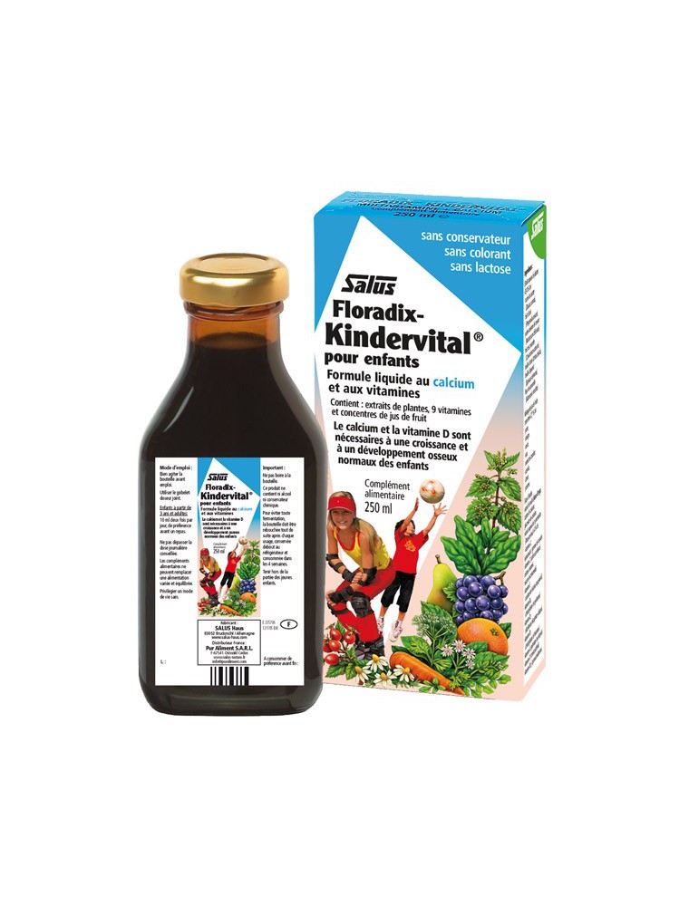 Image principale de la modale pour Floradix Kindervital - Croissance des enfants 250 ml – Salus