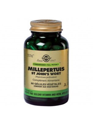 Image de Millepertuis - Etat dépressif 60 gélules - Solgar depuis Commandez les produits Solgar à l'herboristerie Louis