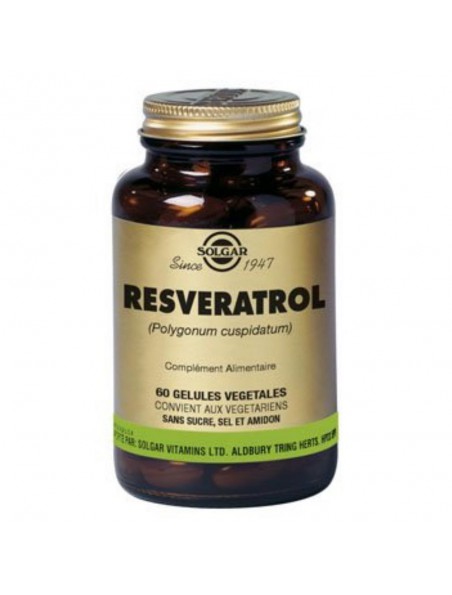 Resvératrol - Antioxydant 60 gélules végétales - Solgar