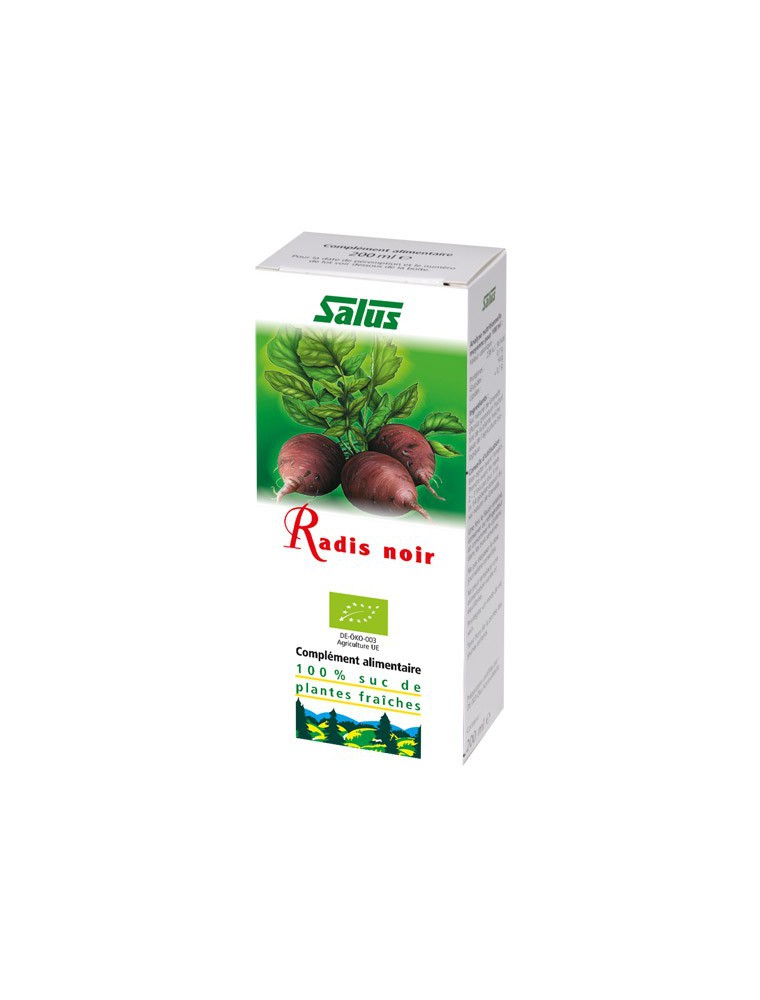 Image principale de la modale pour Radis noir Bio - Digestion Jus de plante fraîche 200 ml – Salus