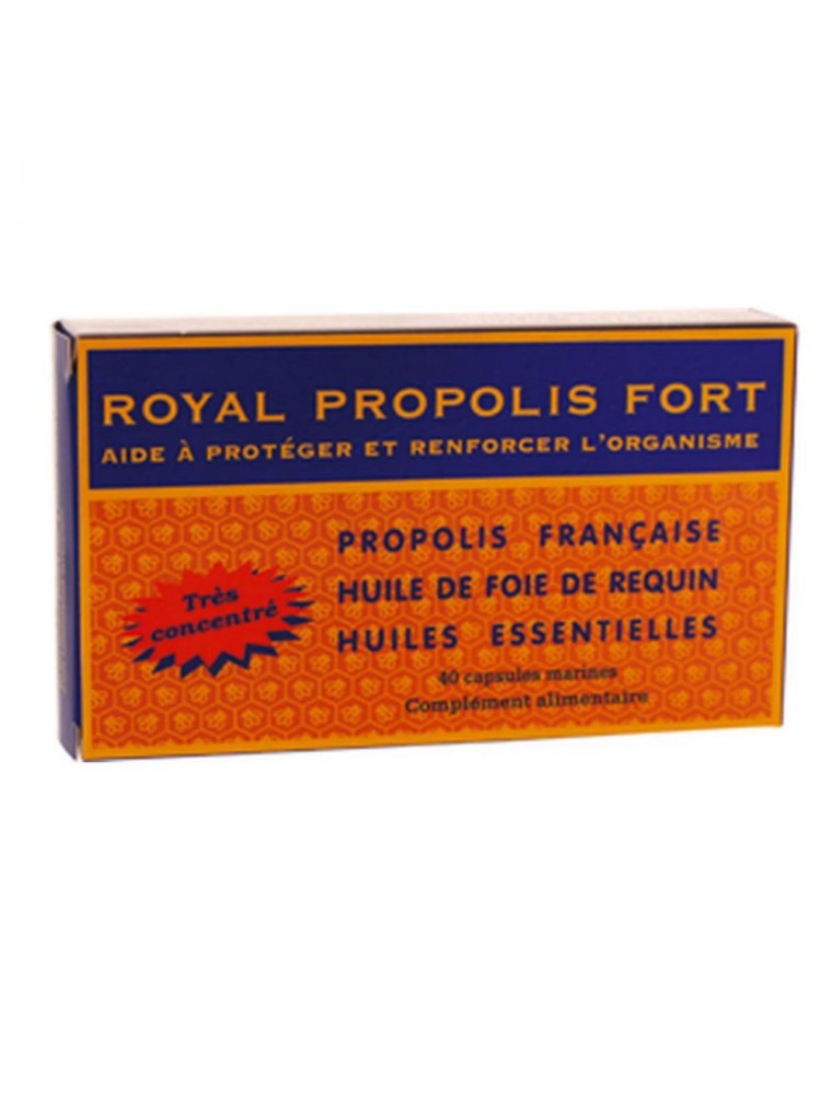 Image principale de la modale pour Royal Propolis Fort - Vitalité et Immunité 40 capsules - Nutrition Concept