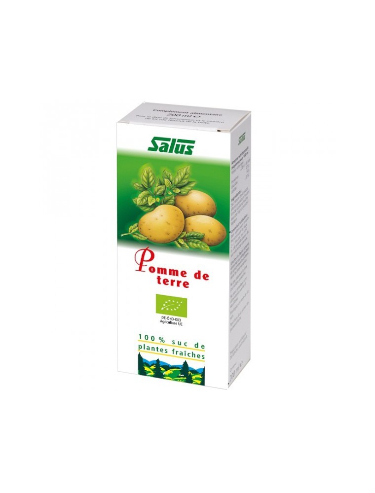 Image principale de la modale pour Pomme de terre Bio - jus de plante fraîche 200 ml – Salus