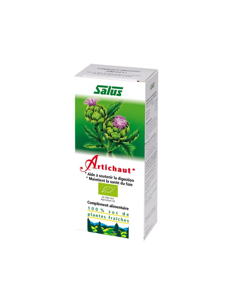 Image principale de la modale pour Artichaut Bio - jus de plante fraîche 200 ml – Salus