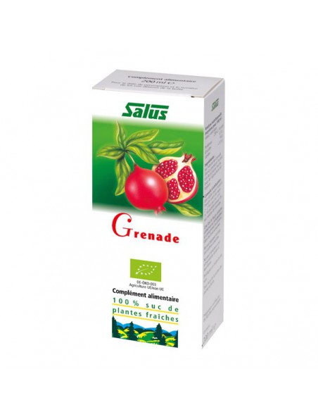 Image principale de Grenade Bio - jus de plante fraîche 200 ml – Salus