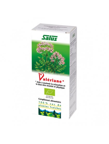 Valériane Bio - Sommeil Jus de plante fraîche 200 ml - Salus
