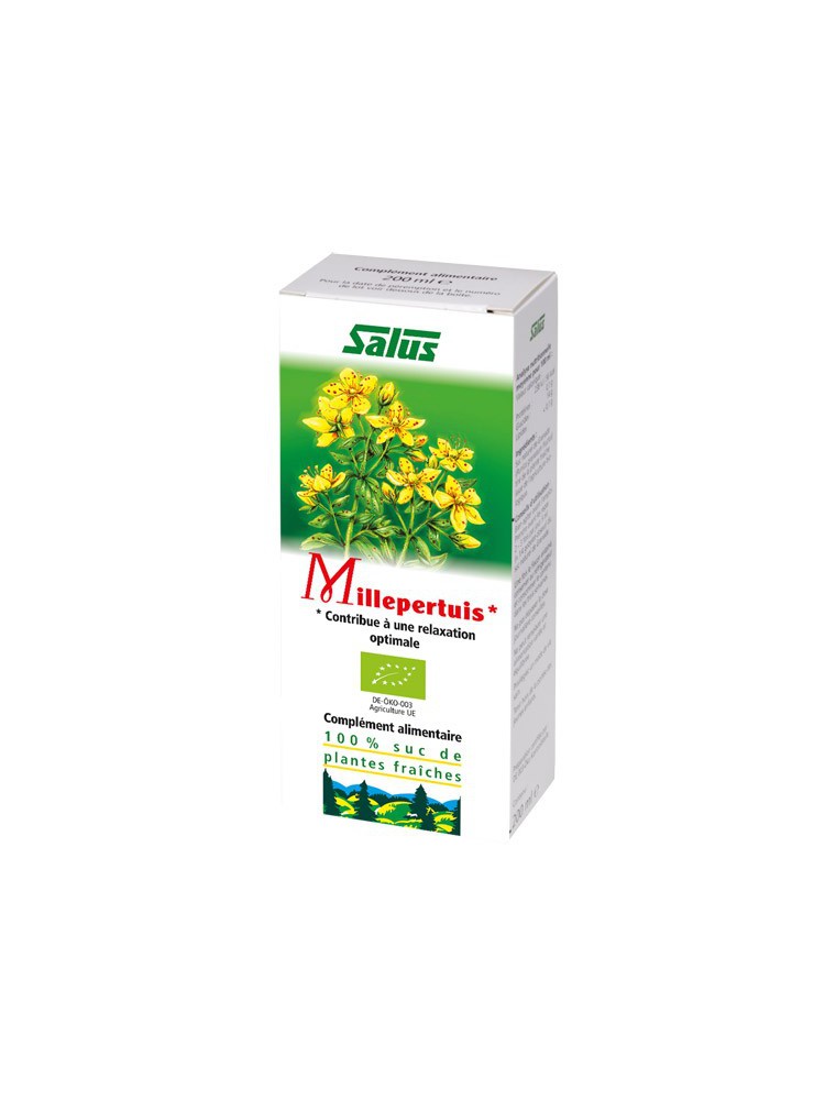 Image principale de la modale pour Millepertuis Bio - Dépression et sommeil Jus de plante fraîche 200 ml – Salus