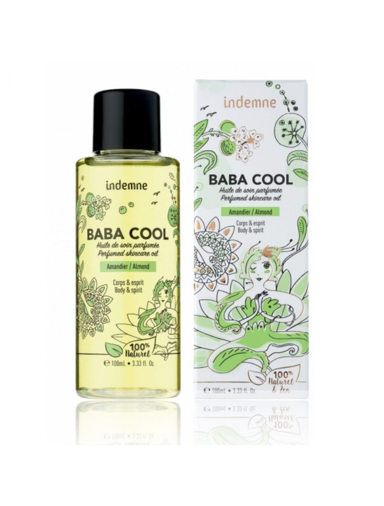 Baba Cool Amandier - Huile de soin parfumée 100 ml - Indemne