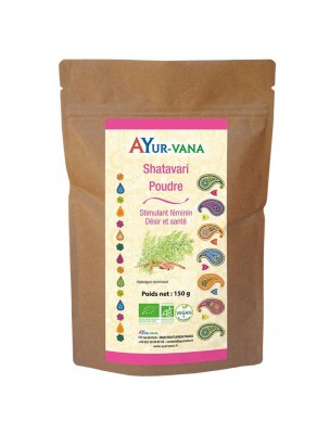 Image de Shatavari Powder Organic - Female Stimulant 150 grams - Ayur-Vana depuis Plants balance your hormonal system (4)