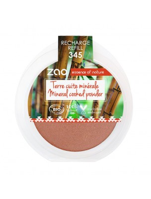 Image de Recharge Terre cuite minérale Bio - Cuivre rouge 345 15 grammes - Zao Make-up depuis Gamme de maquillage dédié au teint | Achat en ligne (5)