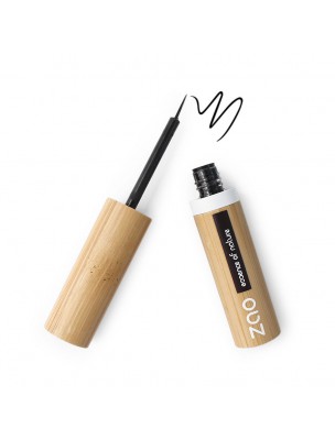 Image de Organic Eye Liner Brush - Intense Black 070 3,8 ml - Zao Make-up depuis Organic eye makeup and refills