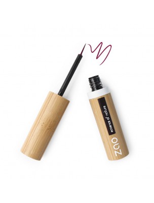 Image de Organic Eye Liner Brush - Plum 074 3,8 ml - Zao Make-up depuis Mascaras, eyeliners and natural pencils