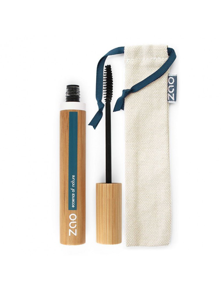 Mascara Volume et Gainage Bio - Ebène 085 7 ml - Zao Make-up Mascara Volume et Gainage Bio - Ebène 085 7 ml - Zao Make-up